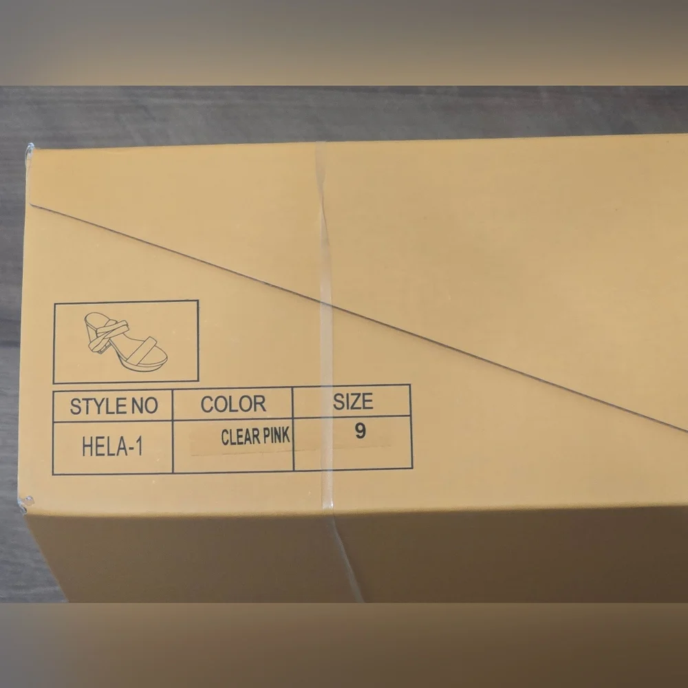 Chase + Chloe Pink Women's Heels - Picture 3 of 7